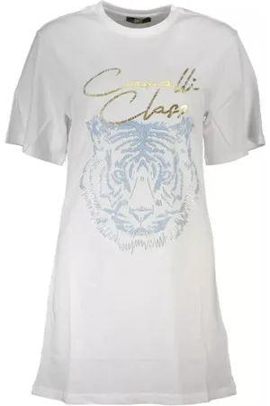 Roberto Cavalli Mujer, Camisetas, Blanco, Talla: XL
