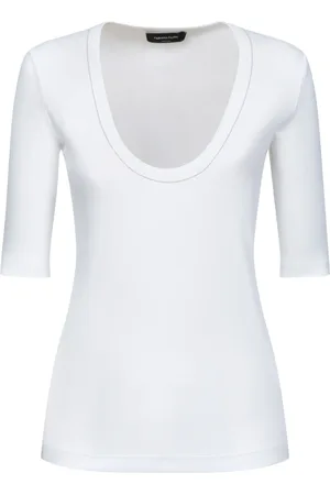 Fabiana Filippi Mujer, Camisetas, Blanco, Talla: M