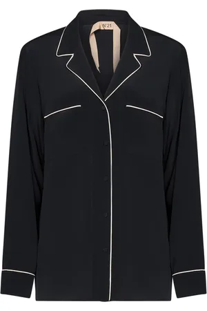 Nº21 Mujer, Blusas y Camisas, Negro, Talla: L