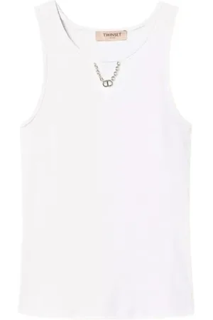 Twin-Set Mujer, Camisetas, Blanco, Talla: XS