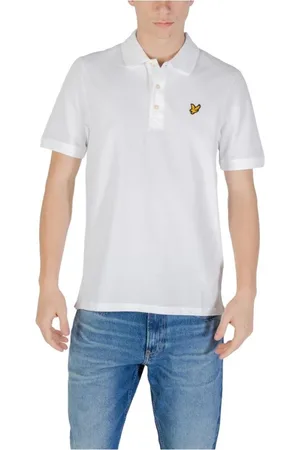Lyle & Scott Hombre, Camisetas, Blanco, Talla: M