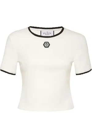 Philipp Plein Mujer, Camisetas, Blanco, Talla: S