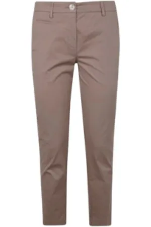 Twin-Set Mujer, Pantalones, Marrón, Talla: S