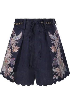 ZIMMERMANN Mujer, Pantalones cortos, Azul, Talla: M