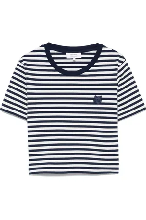 Maison Kitsuné Mujer, Camisetas, Azul, Talla: XS