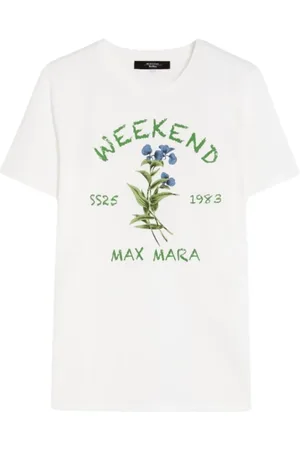 Max Mara Mujer, Camisetas, Blanco, Talla: S