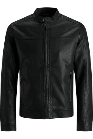 JACK & JONES Hombre, Chaquetas, Negro, Talla: S