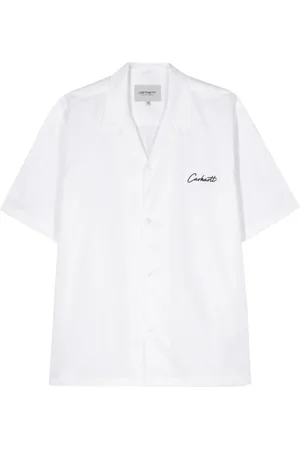 Carhartt Hombre, Camisas, Blanco, Talla: M