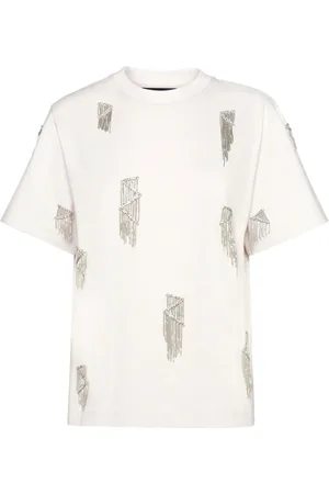 Philipp Plein Mujer, Camisetas, Blanco, Talla: L