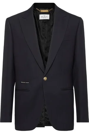 Philipp Plein Hombre, Chaquetas, Azul, Talla: L