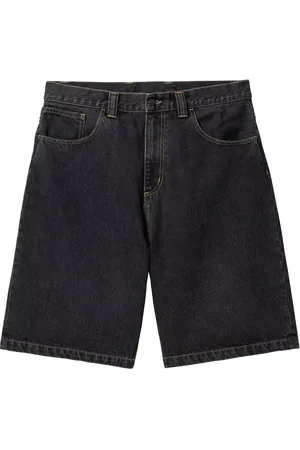 Carhartt Hombre, Pantalones cortos, Negro, Talla: M
