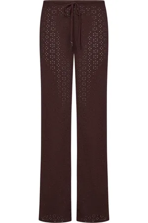 FISICO Mujer, Pantalones, Marrón, Talla: L