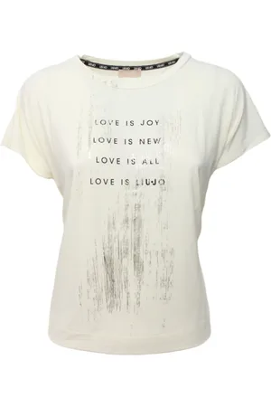 Liu Jo Mujer, Camisetas, Blanco, Talla: S
