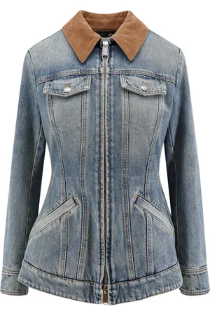 Alexander McQueen Mujer, Chaquetas, Azul, Talla: XS