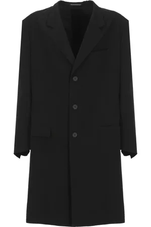 YOHJI YAMAMOTO Hombre, Abrigos, Negro, Talla: M