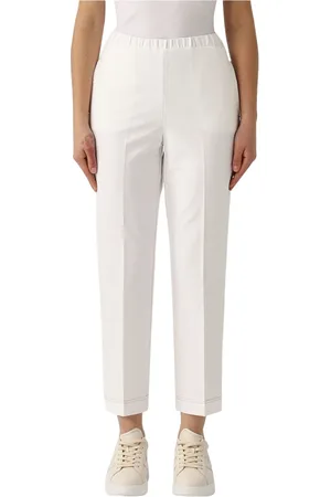 Max Mara Mujer, Pantalones, Blanco, Talla: M