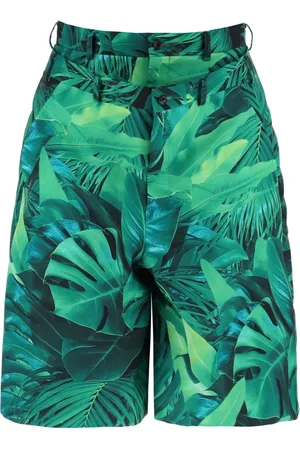 Comme des Garçons Hombre, Pantalones cortos, Verde, Talla: M