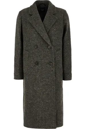 Max Mara Mujer, Abrigos, Gris, Talla: S