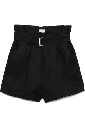 ALYSI Mujer, Pantalones cortos, Negro, Talla: 2XS