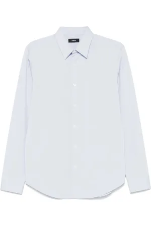 THEORY Hombre, Camisas, Azul, Talla: M