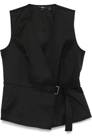 THEORY Mujer, Camisetas, Negro, Talla: S