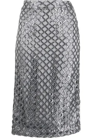 FEDERICA TOSI Mujer, Faldas, Gris, Talla: S