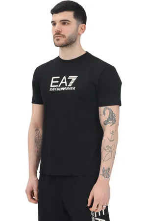 EA7 Hombre, Camisetas, Negro, Talla: M