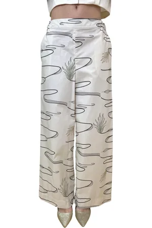 Max Mara Mujer, Pantalones, Blanco, Talla: S