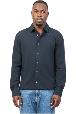K-Way Hombre, Camisas, Azul, Talla: M