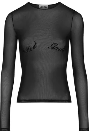 Jean Paul Gaultier Mujer, Camisetas, Negro, Talla: XS