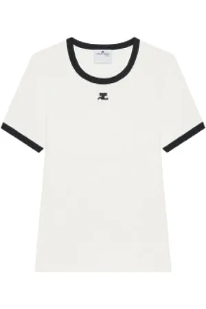 Courrèges Mujer, Camisetas, Blanco, Talla: M