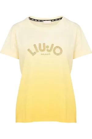 Liu Jo Mujer, Camisetas, Amarillo, Talla: L