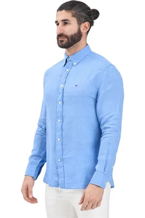 Tommy Hilfiger Hombre, Camisas, Azul, Talla: L