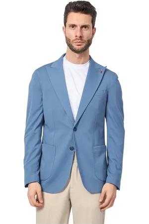 MULISH Hombre, Chaquetas, Azul, Talla: 5XL