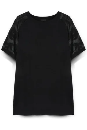 Fiorella rubino Mujer, Camisetas, Negro, Talla: S