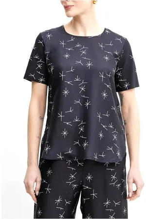 Max Mara Mujer, Camisetas, Azul, Talla: L