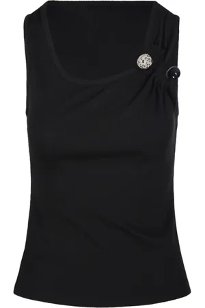 CHRISTOPHER ESBER Mujer, Camisetas, Negro, Talla: 2XS