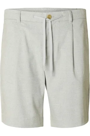 SELECTED Hombre, Pantalones cortos, Blanco, Talla: XL