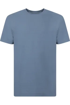 ZANONE Hombre, Camisetas, Azul, Talla: M