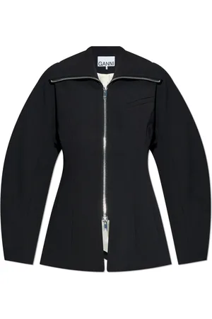 Ganni Mujer, Chaquetas, Negro, Talla: S