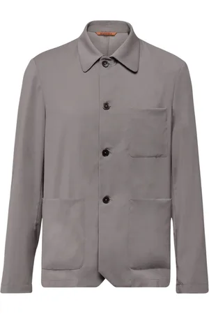 BARENA Hombre, Chaquetas, Gris, Talla: L