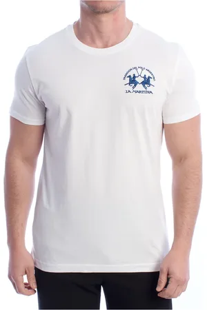 La Martina Hombre, Camisetas, Blanco, Talla: L