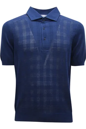 LARDINI Hombre, Camisetas, Azul, Talla: L