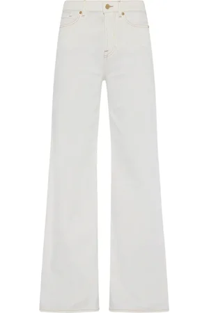7 for all Mankind Mujer, Vaqueros, Blanco, Talla: W29