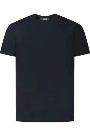 ZANONE Hombre, Camisetas, Azul, Talla: L