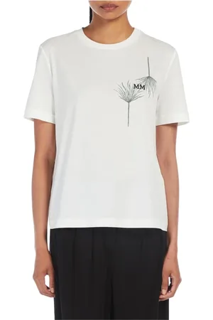 Max Mara Mujer, Camisetas, Blanco, Talla: L