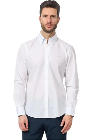 HARMONT&BLAINE Hombre, Camisas, Blanco, Talla: L
