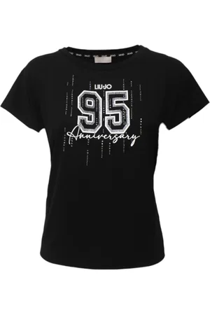 Liu Jo Mujer, Camisetas, Negro, Talla: L