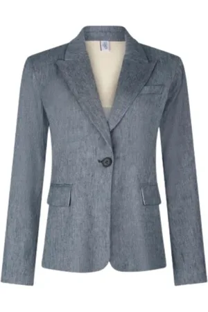 Liu Jo Mujer, Chaquetas, Azul, Talla: S