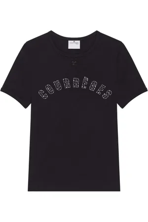 Courrèges Mujer, Camisetas, Negro, Talla: M